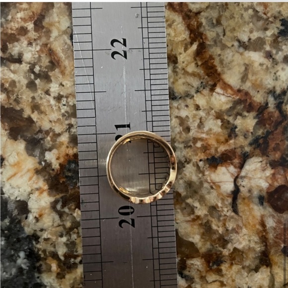 New 14k Gold Vermeil Sterling Silver 925 Stamped
Enamel Ring - Picture 8 of 9